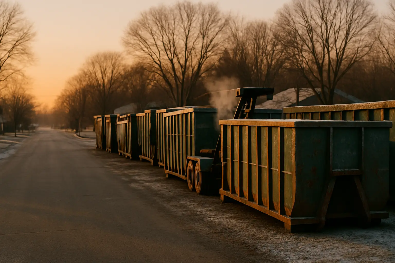 Clement Dumpster Rental crew and equipment, Warrenton, VA